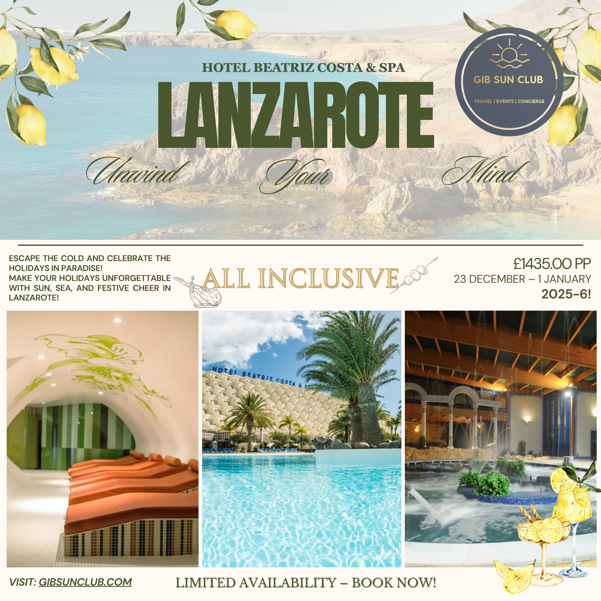 NYE 2025-26 Lanzarote!